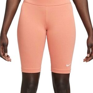 Nike Sportswear Essential Women's Mid-Rise
10" Biker Shorts Madder Root/White